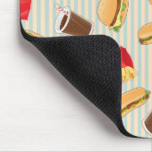Fast-Food-Muster 2 Mousepad (Ecke)