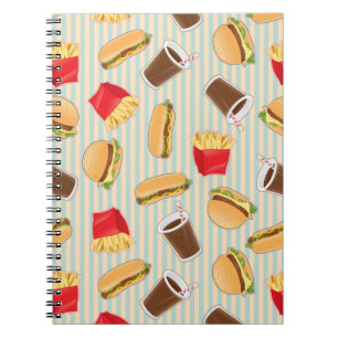 Fast-Food-Muster 2 Notizblock