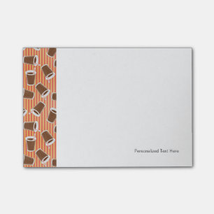 Fast Food-Muster 2 Post-it Klebezettel