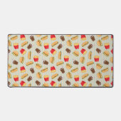 Fast-Food-Muster 2 Schreibtischunterlage (Vorderseite)