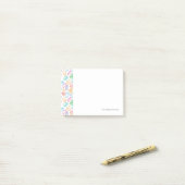 Fast-Food-Muster Post-it Klebezettel (Auf Schreibtisch)
