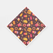Fast Food Paper Napkin Serviette (Ecke)