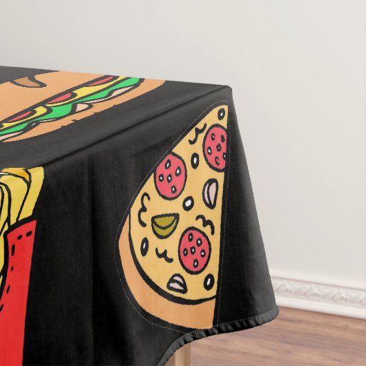 Fast Food Pattern Tischdecke (Beispiel)