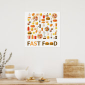Fast Food Poster (Küche)