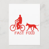Fast Food Postkarte (Vorderseite)