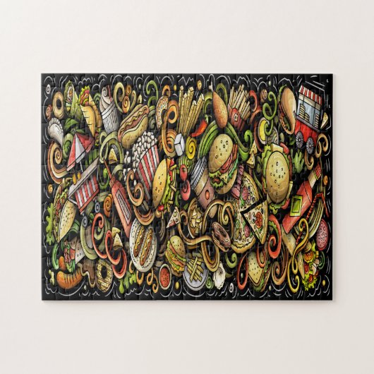 Fast Food Puzzle (Horizontal)