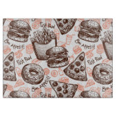 Fast Food Schneidebrett (Vorderseite)