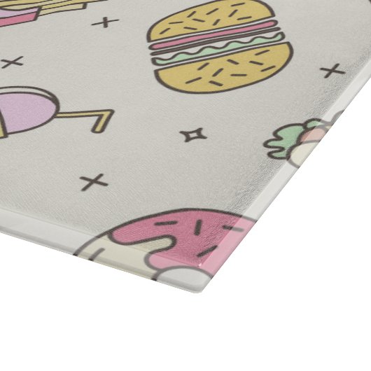 Fast Food Schneidebrett (Ecke)