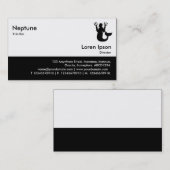 Fast Food - Schwarz Visitenkarte (Vorne/Hinten)