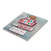 Fast Food Sign Fliese (Seite)