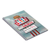 Fast Food Sign Notizblock (Rechte Seite)