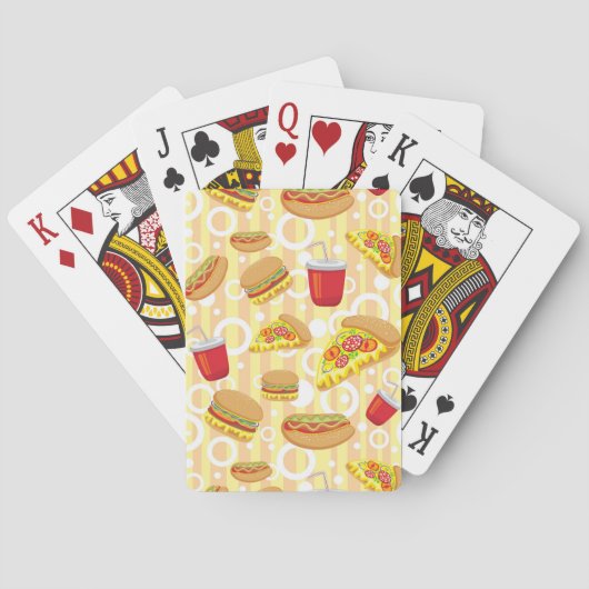 Fast Food Spielkarten (Rückseite)