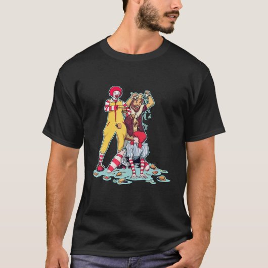 Fast Food Strip Club Parody T-Shirt (Vorderseite)