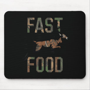 Fast Food Tarnmuster Hirsch Jagd Jugend Jungen Män Mousepad