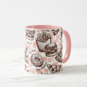 Fast Food Tasse (VorderseiteRechts)