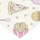 Fast Food Tischdecke (Schrägansicht)