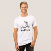 Fast Food Tri-Blend Shirt (Vorderseite voll)