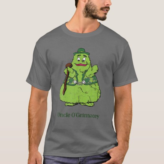 Fast Food Uncle O'grimacey Irish Retro Toys Patric T-Shirt (Vorderseite)