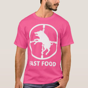 Fast Food Wildboar Hunter Schweinejagd für Jäger T-Shirt