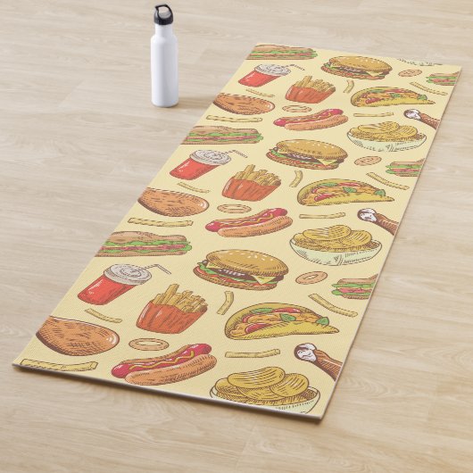 Fast Food Yoga Mat Yogamatte (Beispiel)