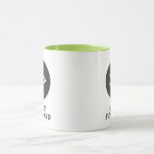 Fast Forward Button Lime Green Tasse (Zentrum)