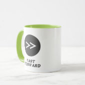 Fast Forward Button Lime Green Tasse (Vorderseite Links)