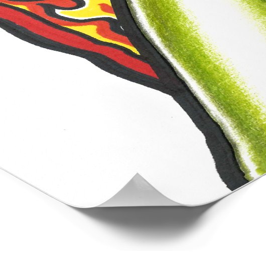 Fast Frankie Poster (Ecke)