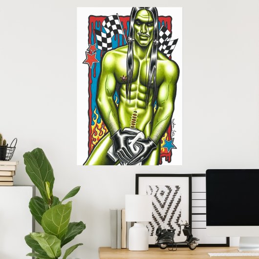 Fast Frankie Poster (Heimbüro)