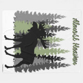 Fast Heaven Rustic Elche Fleece Blanket (Vorderseite (Horizontal))