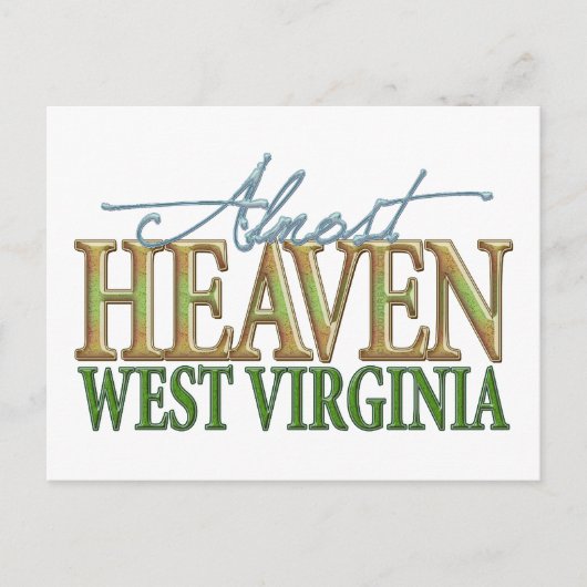 Fast Heaven West Virginia_2 Postkarte (Vorderseite)