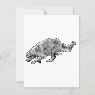 Fast Hello in Fine Dots Postkarte