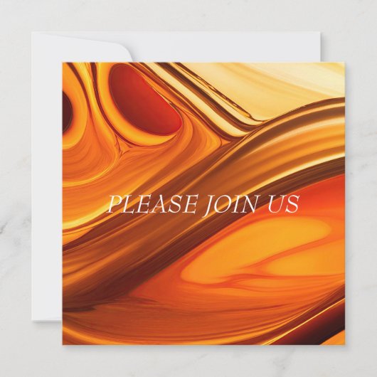 FAST HONEY FLIEGT ABSTRAKT EINLADUNG (Vorderseite)