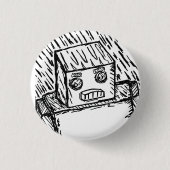 Fast KARL Pensive Robot Button (Vorderseite)