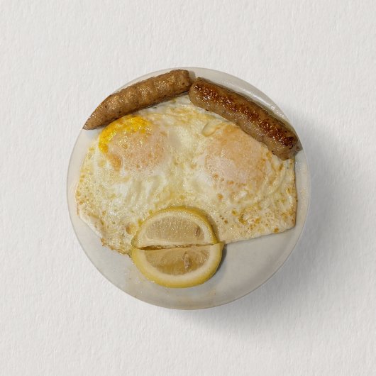 Fast KARL's Gesicht in EGGS Button (Vorderseite)