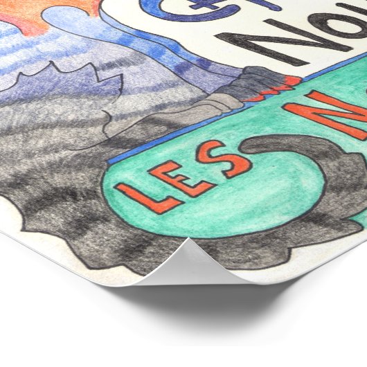 Fast Le Chat Noir, Ginger Nuts Poster (Ecke)