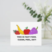 FAST LEBENSMITTEL.jpg Postkarte (Stehend Vorderseite)