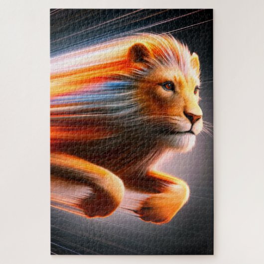 Fast Lion Puzzle (Vertikal)