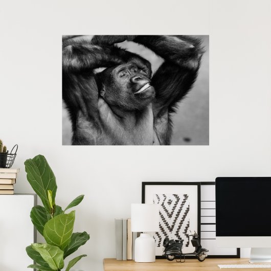 Fast menschlich poster (Heimbüro)