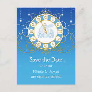 Fast Mitternacht Märchen Save The Date Postkarte