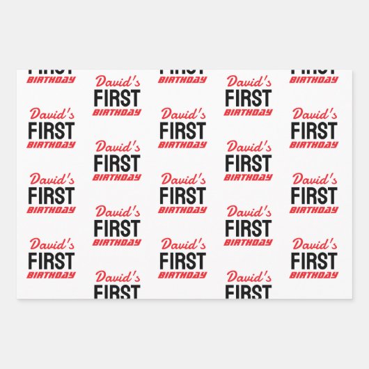 Fast ONE | Black White Race Car Flags Birthday Geschenkpapier Set (Vorderseite 2)