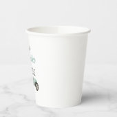 Fast One Blue Race Car Geburtstag Pappbecher (Links)