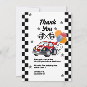 Fast One Boy's erster Geburtstag Vielen Dank, dass Dankeskarte