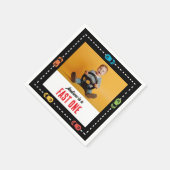 Fast One Boys Geburtstags-Foto Serviette (Ecke)