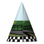 Fast One | Custom Race Car Driver Photo Pit Crew Partyhütchen (Rückseite)