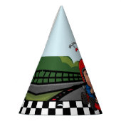 Fast One | Custom Race Car Driver Photo Pit Crew Partyhütchen (Links)