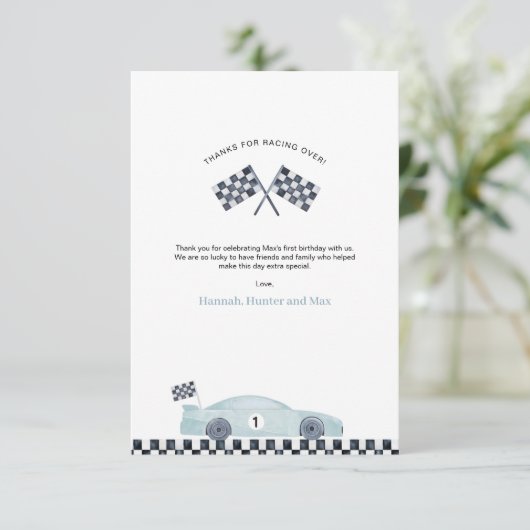 Fast One Dankeschön Card Dankeskarte (Stehend Vorderseite)