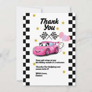 Fast One Girl's erster Geburtstag Danke, dass du R Dankeskarte