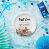 Fast One Little Racer Erster Geburtstag Pappteller (Party)