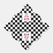 Fast One Pink Race Car First 1st Birthday Party Geschenkschachtel (Ungefaltet)