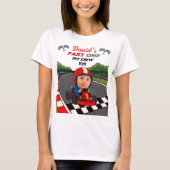 Fast ONE Pit Crew Mom | Custom Birthday T-Shirt (Vorderseite)